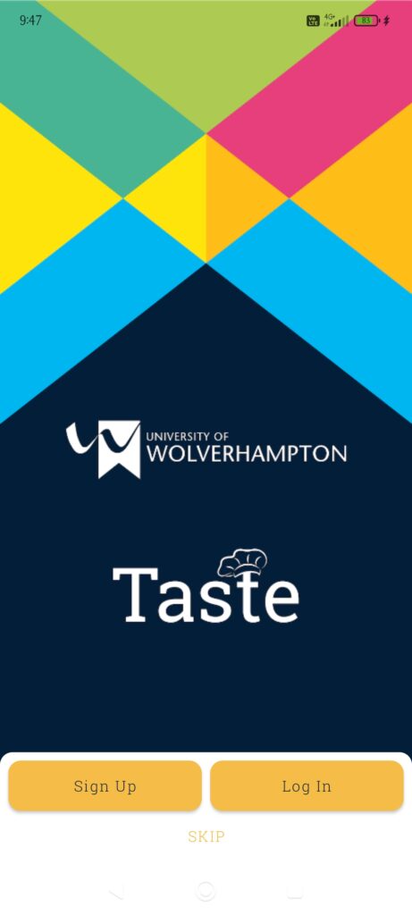 Taste Uni of Wolverhampton Login