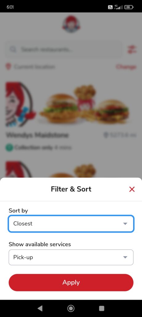 Wendys UK Sort