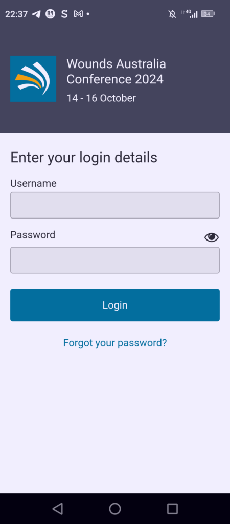 Wounds Australia 2024 Login